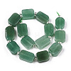 Natural Green Aventurine Beads Strands G-C098-A25-01-3