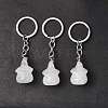 Natural Quartz Crystal Keychains KEYC-P011-04P-11-1