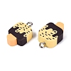 Handmade Polymer Clay Pendants CLAY-Q253-07P-02-2