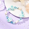 Natural Howlite Beaded Bracelets BJEW-JB14226-1