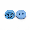 2-Hole Plastic Buttons BUTT-N018-014-2