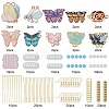 DIY Butterfly Themed Earring Making Kits DIY-SC0001-95G-2