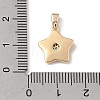 Natural Shell Pendants KK-N290-02G-3