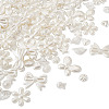 Craftdady 180Pcs 9 Style ABS Plastic Imitation Pearl Beads OACR-CD0001-08-12