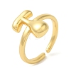 Brass Open Cuff Rings RJEW-U008-06T-G-1