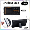 Man-made Board Plastic CD Display Stands ODIS-WH0030-303-2