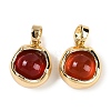 Natural Carnelian(Dyed & Heated) Charms KK-P283-51G-1