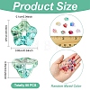 50Pcs Electroplate Glass Beads EGLA-YW0005-10-3