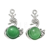 Alloy Rhinestone Pendants FIND-D044-22P-01-1