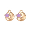Alloy with Enamel Charms AL-CBA9C31-01G-B-1