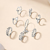 Alloy Finger/Cuff Rings WG1D78A-02-3