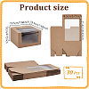 Paper Cap Hat Packing Boxes with Visible Window CON-WH0043-304B-2