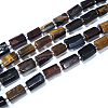 Natural Tiger Eye Dyed Beads Strands G-K245-I01-B01-1