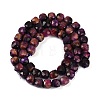 Natural Tiger Eye Dyed Beads Strands G-H028-A01-07-5