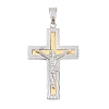 304 Stainless Steel Pendants STAS-B137-08PG-1