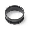 201 Stainless Steel Grooved Finger Ring RJEW-WH0004-32D-EB-2