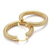 Brass Hoop Earring EJEW-P265-06G-2