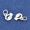 925 Sterling Silver Fish Charms STER-A049-01B-S-2