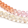 Transparent Painted Glass Beads Strands X1-DGLA-A034-T6mm-A20-3
