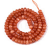 Dyed Natural White Jade Beads Strands G-T139-59A-06-2