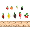 36Pcs 9 Styles Handmade Lampwork Pendants LAMP-FS0001-41-5
