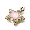 UV Plating Alloy Crystal Rhinestone Pendants RB-CBAD37D-23G-2