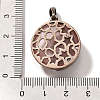 Cherry Quartz Glass Pendants G-P560-01R-13-3