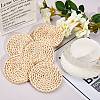 Handmade Corn Straw Woven Placemats AJEW-WH0016-79-5