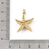 Ocean Brass & Rhinestone Pendants RB-CBA4B36-04G-07-3