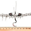 Alloy Enamel Pterosaur Pendant Necklaces NJEW-Z110-01P-4