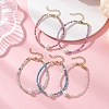 Gemstone Bead Bracelets BJEW-JB12956-5