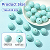 30Pcs Round Silicone Beads SIL-SZ0004-23J-2