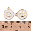 Golden Plated Alloy Charms LS-X-ENAM-S118-01G-3