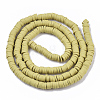 Handmade Polymer Clay Beads Strands CLAY-R089-4mm-019-2