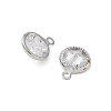 Brass Pave Clear Cubic Zirconia Charms CU-CBAD360-03P-01-2