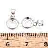 925 Sterling Silver Pendant Cabochon Settings STER-N016-87A-P-3