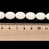 Dyed Natural Lava Rock Beads Strands G-A264-A02-01C-4