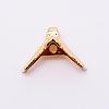 Zinc Alloy Box Corner Protectors PALLOY-WH0070-92G-3