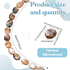 1 Strand Natural Paua Shell Beads Strands BSHE-ME0001-05-2