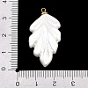 304 Stainless Steel Resin Pendants STAS-K322-11A-G-4