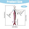 1Pc Resin Fish Pendant Decorations HJEW-CA0001-78B-2