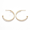 Brass Stud Earrings KK-T038-487G-2