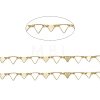 Handmade Brass Triangle Link Chains CHC-I036-05G-2