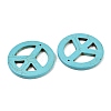 Synthetic Howlite Big Pendants TURQ-GP204-1-4