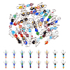 50Pcs Handmade Millefiori Glass Pendants FIND-DC0002-64-1