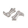 304 Stainless Steel Pendant Rhinestone Settings STAS-B167-19P-2