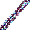 1 Strand Electroplate Transparent Glass Beads Strands EGLA-TADJ0001-15A-2
