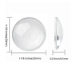 Transparent Glass Cabochons GGLA-R026-30mm-3
