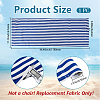 1Pc Stripe Polyester Chair Replacement Fabric AJEW-GF0014-50E-2