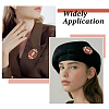 Zinc Alloy Rhinestone Lapel Pin Brooches JEWB-WH0028-122-5